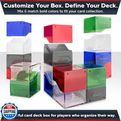 Quiver Time 360° Modular Nexus DeckBlock - Durable Stackable MTG Deck Box for - Image 5