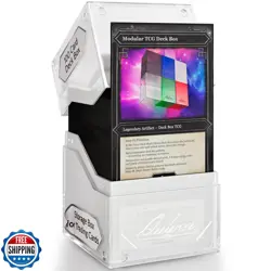 Quiver Time 360° Modular Nexus DeckBlock - Durable Stackable MTG Deck Box for - Image 1