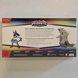 Pokemon - Prismatic Evolutions - Lucario EX and Tyranitar EX Premium Collection - Image 2