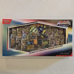 Pokemon - Prismatic Evolutions - Lucario EX and Tyranitar EX Premium Collection - Image 1