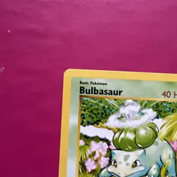 1999 Pokemon Base Set Bulbasaur 1st Edition Shadowless 44/102 LP - Image 3