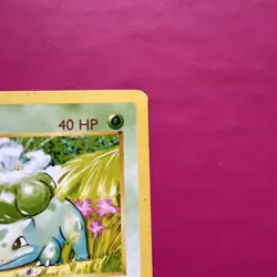 1999 Pokemon Base Set Bulbasaur 1st Edition Shadowless 44/102 LP - Image 4
