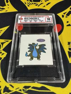 Mega Charizard X Gem Mint 10 Daiichi Pan Sticker 2022 Pokemon Japanese - Image 1
