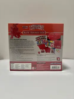 Pokemon TCG Sword Shield Battle Styles Elite Trainer Box ETB Red Factory Sealed - Image 5