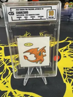 Charizard Pristine 10 Daiichi Pan 2022 Sticker Pokemon Japanese - Image 2