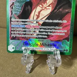 ONE PIECE The Azure Sea's Seven DRACULE MIHAWK LEADER ALT ART OP14-020 ENGLISH - Image 4
