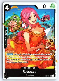 Rebecca (Reprint) OP05-091 Premium Booster -The Best- Vol. 2 One Piece Foil NM - Image 1