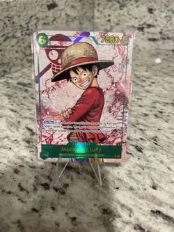 Monkey.D.Luffy OP13-118 SEC Alt Art Foil Carrying On His Will One Piece NM - Image 1