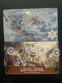2 Disney Lorcana TCG Booster Boxes (Wilds Unknown/Winterspell) -English- SEALED - Image 1