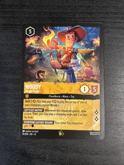 Disney Lorcana TCG Woody - Jungle Guide LEGENDARY 15/204 English Toy Story - Image 1