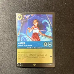 5 PACK 2024 Disney Lorcana TCG Moana Cinemark Promo Cards | Brand New - Image 4
