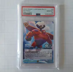 Disney Lorcana Baymax Armored Companion PSA 10 Enchanted - Image 1