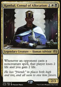 MTG Magic the Gathering Kambal, Consul of Allocation (183/291) Kaladesh LP - Image 1