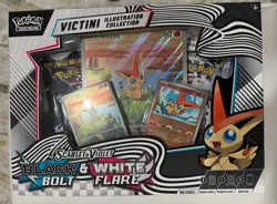 Pokemon TCG Black Bolt & White Flare Unova Victini Illustration Collection Box - Image 1