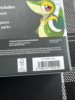 Pokemon TCG S/V Black Bolt and White Flare Poster Collection Box New And Sealed - Image 3