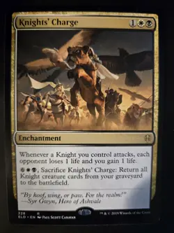 Knights' Charge NM Throne of Eldraine MTG FREE SHIPPING - Image 1