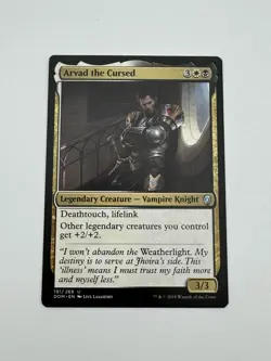 Arvad the Cursed NM Dominaria DOM Magic The Gathering MTG Commander - Image 1