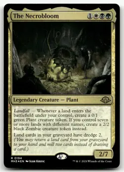 The Necrobloom #194 (Foil) (NM) Modern Horizons 3 MH3 Magic MTG - Image 1
