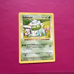 1999 Pokemon Base Set Bulbasaur 1st Edition Shadowless 44/102 NM+ Near Mint! - Image 1