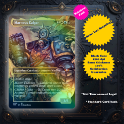 Marneus Calgar - Foil Custom Art Playtest card for MTG - Commander EDH - Image 1