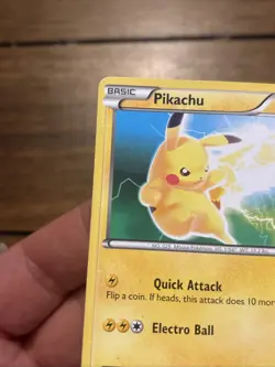 Pikachu BW54 Black & White Regular Black Star Promo 2012 Super Rare Mid Era gas - Image 3