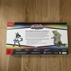 Pokemon TCG Prismatic Evolutions Lucario Ex + Tyranitar Ex Premium Collection - Image 2
