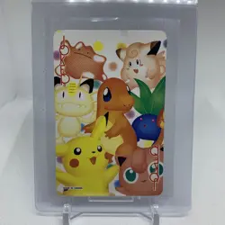 Pokemon Pocket Monsters Vintage 90’s 2000’s Playing Card Pikachu Charmander - Image 1