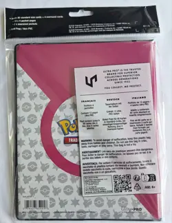 Pokemon Eevee Ultra PRO 4-Pocket Portfolio Binder Holds Jumbo Cards NEW Sealed - Image 2