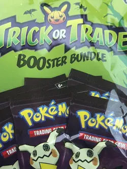 Pokemon BOOster Bundle Trick Or Trade Treat Cards 2023 New - 50 Packs - Image 5