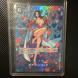 Bandai One Piece Card Game Boa Hancock OP07-051 SP Alt Art Foil JP 8000 C6 - Image 1