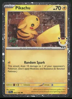 Pikachu (Pokemon Day 2026) Holo Common Miscellaneous Cards & Products 051/162 NM - Image 1