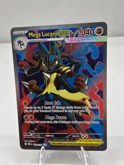 2025 Pokemon Card TCG: Mega Lucario ex 160/132 Ultra Rare Holo Mega Evolutions - Image 1