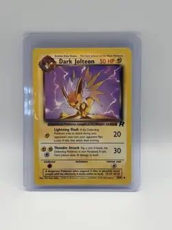 Pokemon Dark Jolteon Team Rocket 38/82 Rare Regular 50 HP Card English - Image 3