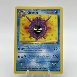 Pokemon Cloyster Fossil 32/62 Light Play LP - Image 1
