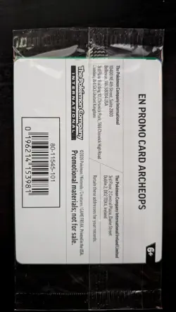 Sealed Field Museum Fossil Exhibit Archeops Pokemon Card - Image 2