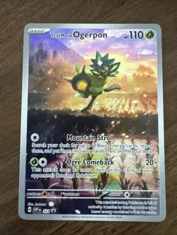 Pokemon Teal Mask Ogerpon 123 Sv: Scarlet & Violet Promo Cards Holo - Image 1