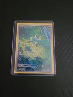 Pokemon TCG Full Art Holo Card Lot 3 Cards English Froakie Frogadier Greninja ex - Image 1