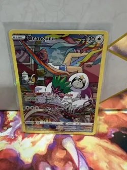 Oranguru TG12/TG30 Full Art HOLO RARE Pokemon Card TCG 2022 SWSH Brilliant Stars - Image 1