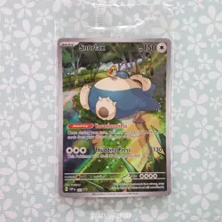 Pokemon Card Snorlax 051 Black Star Promo Scarlet Violet Pokemon 151 ETB Sealed - Image 1