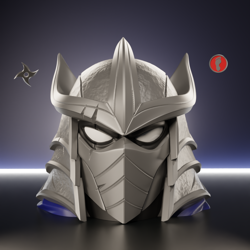 Shredder Helmet Deck Box | TMNT Villain Inspired 3D Printed TCG Card Case - Image 1