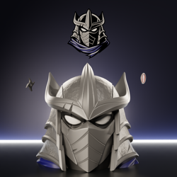 Shredder Helmet Deck Box | TMNT Villain Inspired 3D Printed TCG Card Case - Image 2