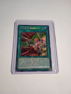 Yugioh Urgent Schedule LDS2-EN125 Secret Rare Holo - Image 1