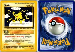 Pokemon Card - Elekid Neo Genesis 22/111 2000 Rare Unlimited Lightly Played - Image 3