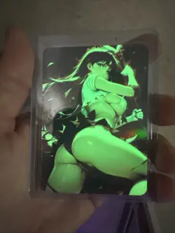 Sailor Mars Glow In The Dark Waifu Card - Image 2
