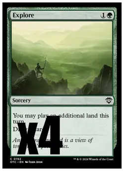 MTG l Explore (x4 Playset) | (NM) Commander: Thunder Junction - Image 1