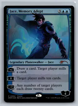 Jace, Memory Adept 2 Unique and Miscellaneous Promo Magic: The Gathering Foil NM - Image 1