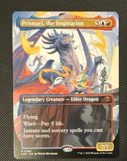 Prismari, the Inspiration Borderless M 285 - MTG Secrets of Strixhaven - Image 1