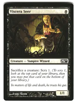 Viscera Seer 120 Common Magic 2011 (M11) Magic: The Gathering Near Mint - Image 1
