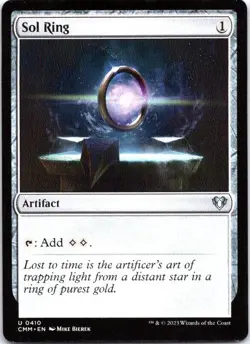 Sol Ring 410 Uncommon Commander Masters Magic: The Gathering Near Mint - Image 1