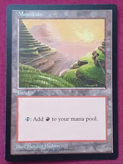 Magic The Gathering APAC ASIA PACIFIC LAND PROGRAM MOUNTAIN PHILIPPINES red MTG - Image 1